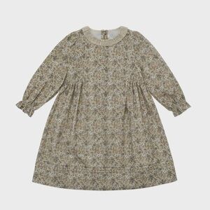 Louisiella floral cottage corduroy dress